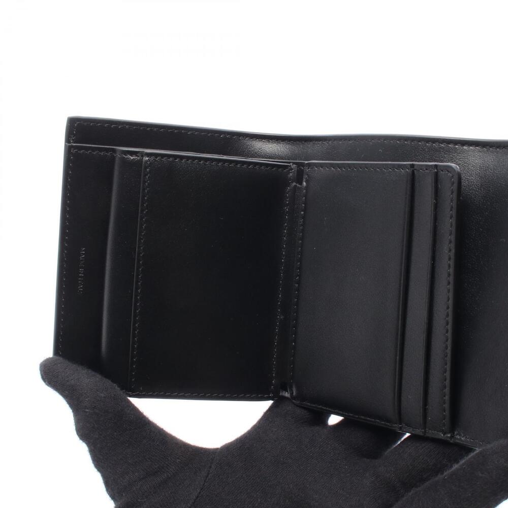 Celine Black Leather Trifold Wallet - Picture 4 of 6